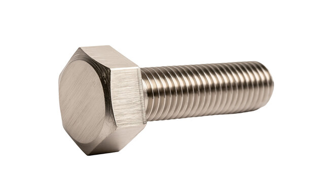 Hex head bolt with threaded shaft