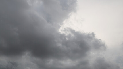 Fototapeta premium A dark storm clouds accumulating in the sky