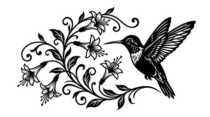 Fototapeta premium vector illustration of an abstract bird