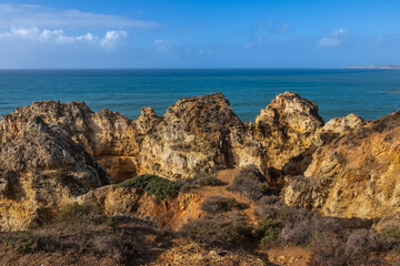 Fototapeta premium Scenic Algarve Coastline In Portugal