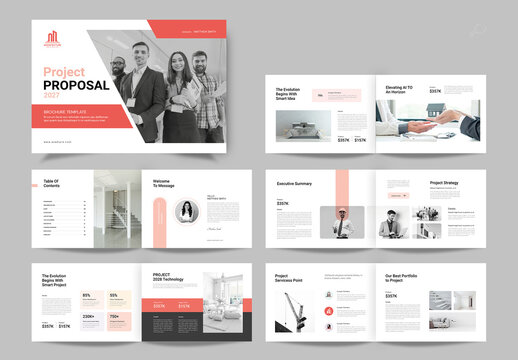 Modern Project Proposal Brochure Template