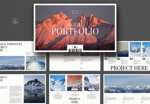Digital Portfolio Preentation Layout