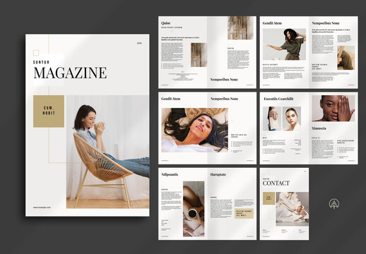 Magazine Design Template