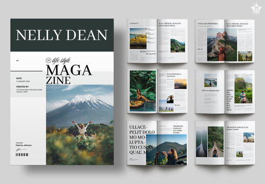 Life Style Magazine Layout