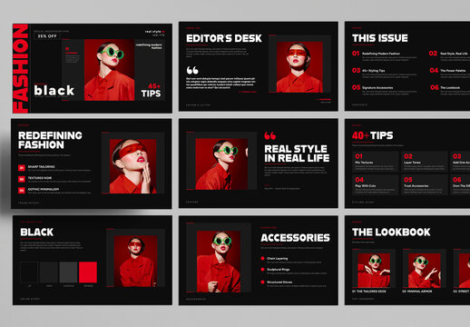 Fashion Pitch Deck Template