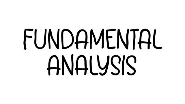 Fundamental Analysis Hand Drawn Scribble Text Effect