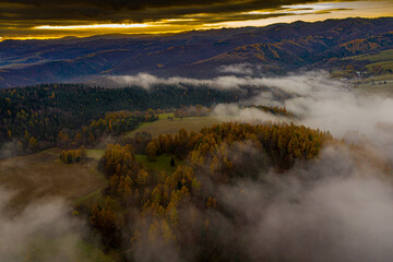 Małopolska, jesień , Góry Leluchowskie, Karpaty © Maciej G. Szling
