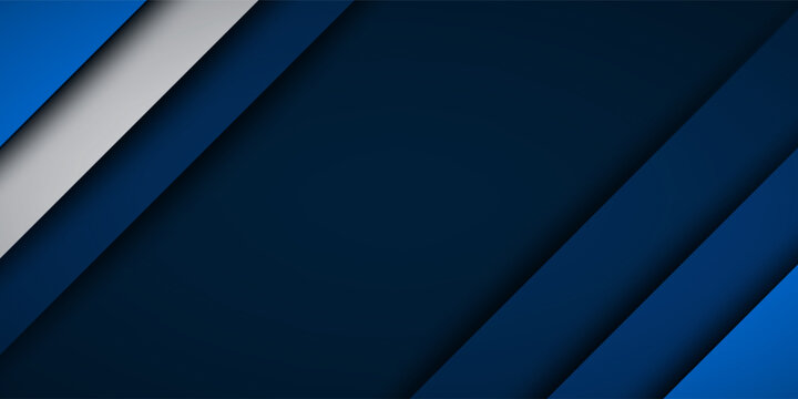Silver tab background and grey line on blue dark background abstract vector for text and message modern design