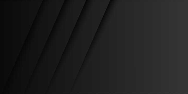 Black and grey modern material design. Overlapped layers background. Corporate template for your business. Vector abstract widescreen background