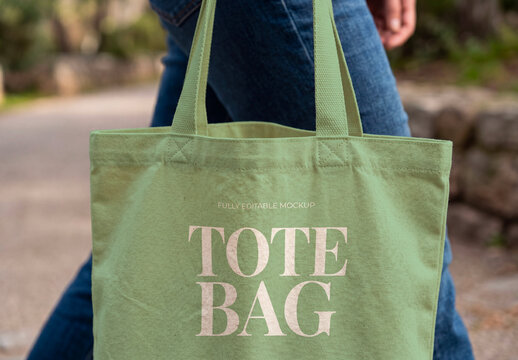 Canvas Tote Bag Mockup