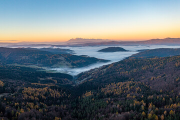 Małopolska, jesień , Wierchomla, Beskid Sądecki, Karpaty © Maciej G. Szling