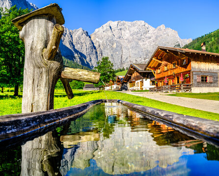 famous valley in austria - alpe eng