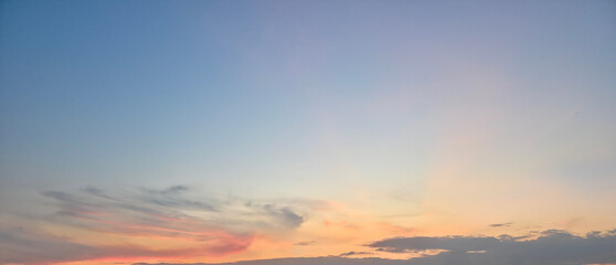 Fototapeta premium The Cloudy Sky Panorama