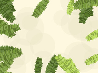 Palm Leaves Tropical Pattern Jungle Background © iushakovsky