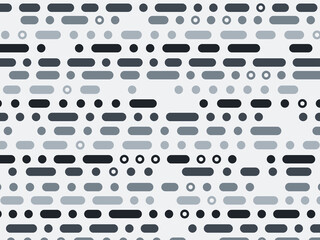 Minimal Dot Dash Pattern Modern Textile Background © iushakovsky
