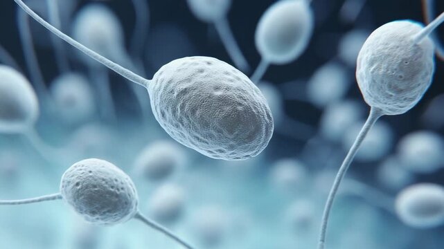 selective focus male gamete structure supporting fertility and reproductive success