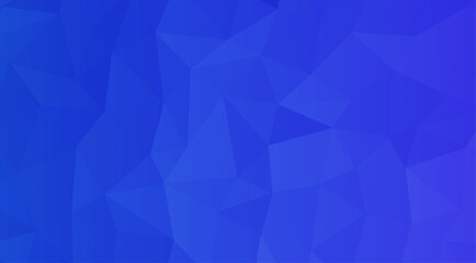 Fototapeta premium Blue low poly geometric background, with triangular mesh, pattern and subtle, gradient color transitions