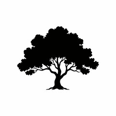 Fototapeta premium vector tree silhouette