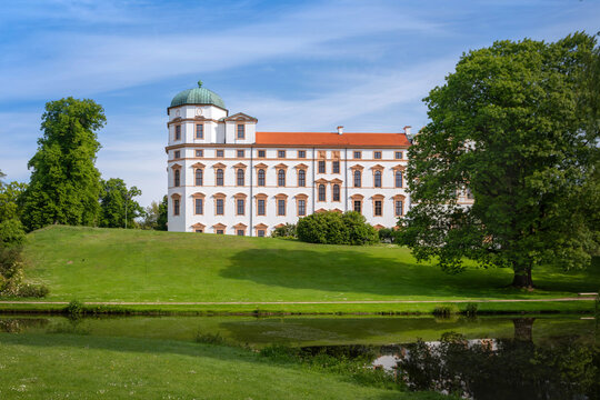 Celle, Germany - view of Celle Castle Park (Schlosspark)