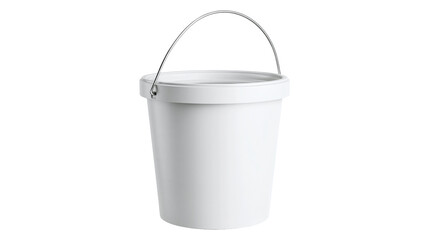 White plastic bucket with metal handle © Pablo
