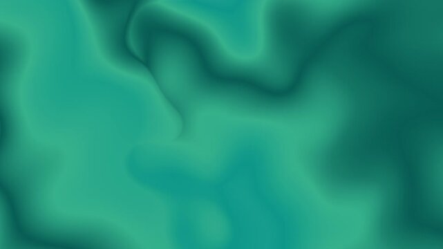Abstract Wave Background With Deep Emerald Jade Green Organic Fluid Liquid Marbling Paint Loop