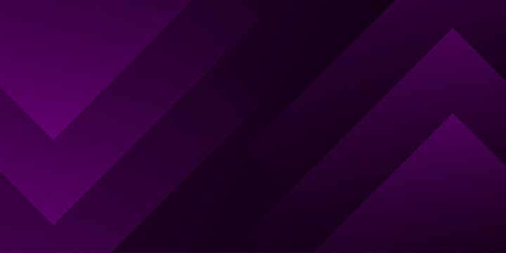 Dark purple abstract background with layered geometric chevron shapes and elegant violet gradients for modern professional tech presentation backdrops