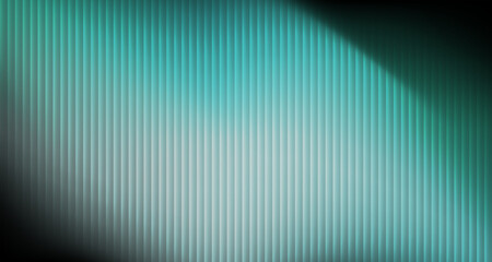 Obraz premium Dark Green Tosca Gradient Background With Glass Effect, Futuristic Look, Vertical Blur Vector Illustration.