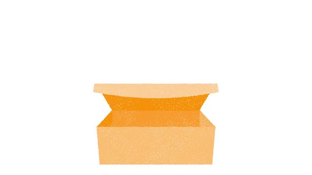 Hand Drawn Opening Box Illustration