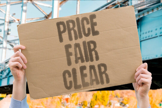 "Price fair clear" Transparency builds trust and loyalty. TRUST. LOYALTY. PRICE. FAIR. CLEAR.