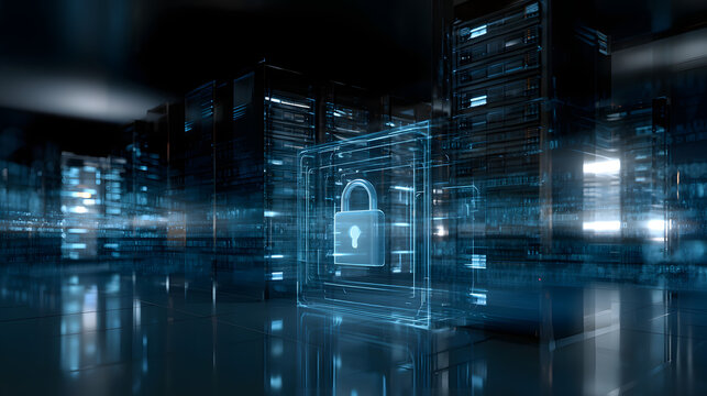 Data Security Server Room Technology Wallpaper