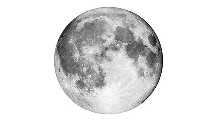 Full moon with visible craters and maria © Anneliese