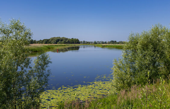 Szkarpawa River, Żuławy, northern Poland.