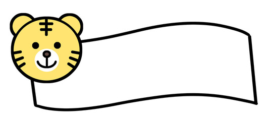 Fototapeta premium Name tag illustration design