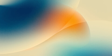 Abstract Orange and Yellow Sunburst Background with Bright Light Waves Colorful Swirl Lines Summer Sunrise Energy Glow Vector Illustration Wallpaper Design Texture Backdrop © Bepari