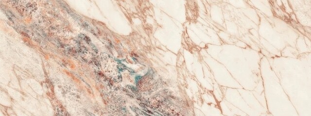Fototapeta premium high resolution Marble texture design for white background and gold and brown veins 