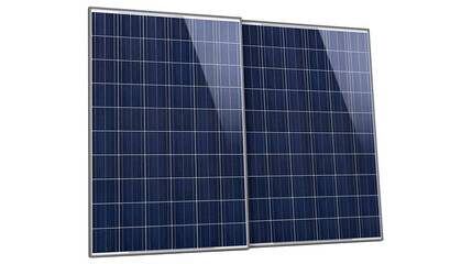Two dark blue solar panels with silver frames © Friedrich