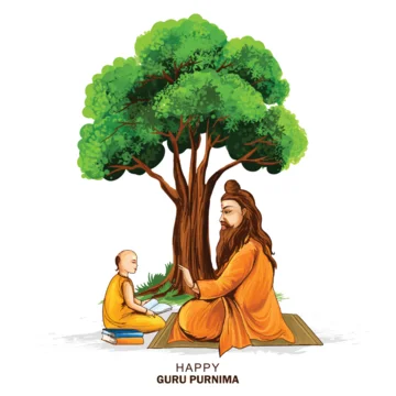 Happy guru purnima indian festival celebration card background