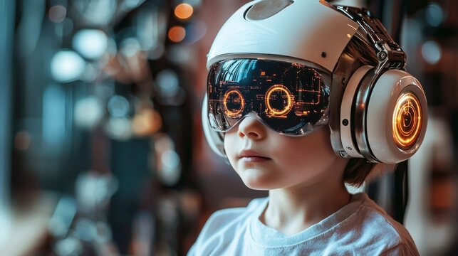 Child vr headset technology