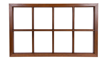 Wooden window frame with eight panes © Vetle
