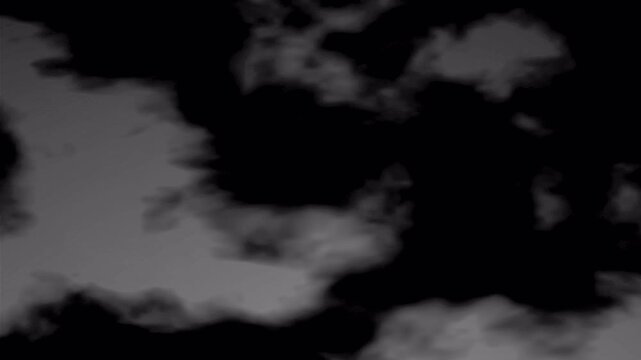 Abstract dark monochrome smoke effect background motion.