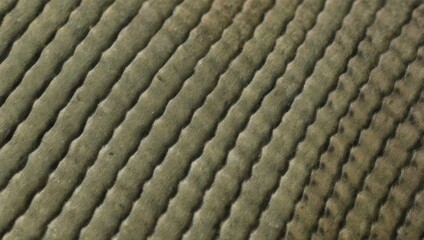 Fototapeta premium Close-up texture showing repeating parallel rows of rippled, weathered, light brown lines