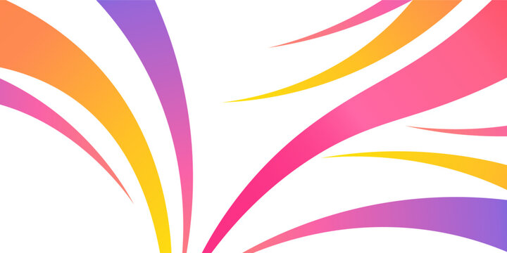 Dynamic Color Lines Splashes Pattern. Vector Background with Flowing Rainbow Lines. Curve and Wave Swirl Ribbons Bg.