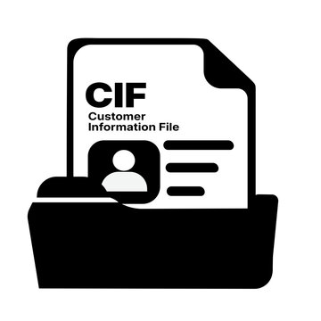 Customer Document Folder Monochrome Icon