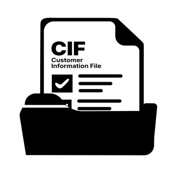 Customer Checklist Folder Monochrome Icon