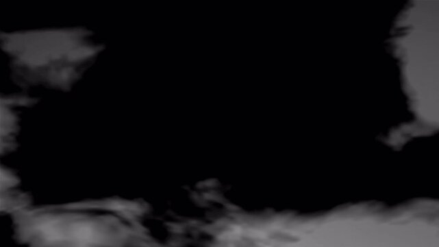 Abstract monochromatic smoke motion overlay effect on black background.
