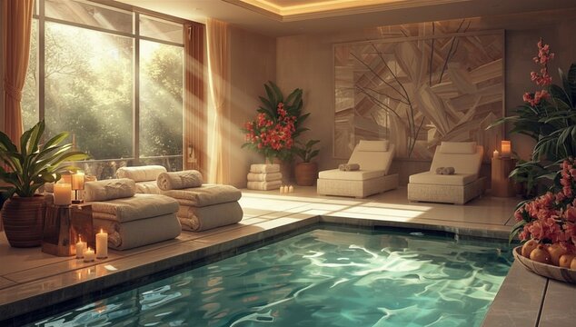 luxury swimming pool