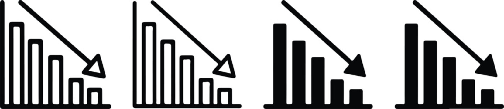 Chat arrow down icon graphics, editable stroke linear icon, eps 10.eps