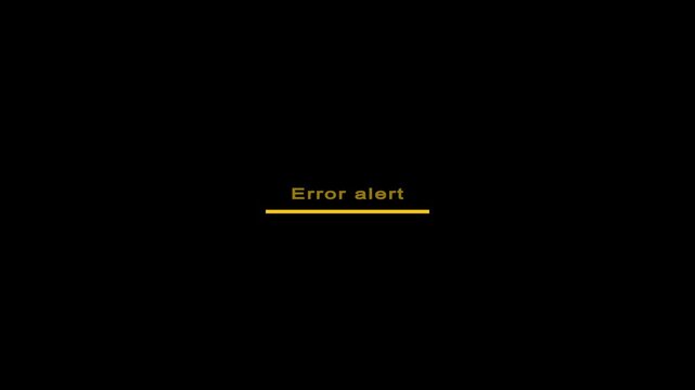 Animated Warning Triangle Icon Safety Alert Symbol Danger, Risk, Hazard, Security, Caution Motion Graphic