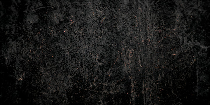 Dark texture background with visible scratches and imperfections, suggesting a weathered or distressed surface, perfect for gritty or industrial design themes.