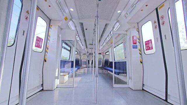 A modern, clean passenger train traveling from Thailand to Malaysia, offering a comfortable cross-border railway journey for tourism, international travel, and scenic Southeast Asian transportation.